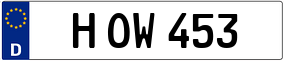 Truck License Plate